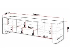 TV-bord Socius (Wotan eg + Antracit)