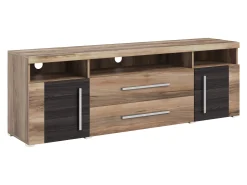 TV-bord Sorciro 106 (Nød + Mørk eg)