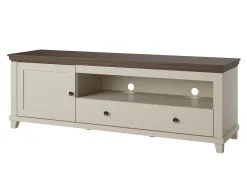 TV-bord Tolnue 104 (Lys beige + Egetræ)