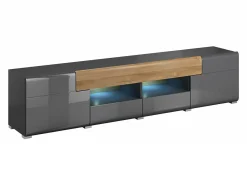 TV-bord Torsone 113 (Antracit + Gloss antracit + Grandson eg)