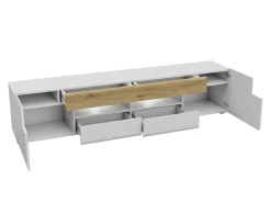 TV-bord Torsone 113 (Antracit + Gloss antracit + Grandson eg)