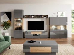 TV-bord Torsone 101 (Antracit + Gloss antracit + Grandson eg)