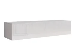 TV-bord Vilrin II (Hvid + Glansfuld hvid)