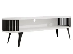 TV-bord Vitum (Sort + Hvid)