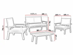Udendørs møbelsæt Lecter