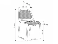 Udendørs stol Houston 1672 (Lys mynte)