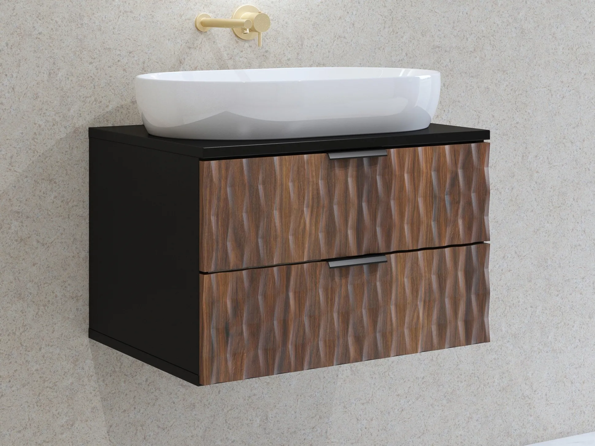 Vægbadeværelsesskab til håndvask Elitese 102