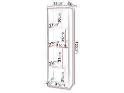 Vægmonteret badeværelsesskab Sodalis (Kashmir)
