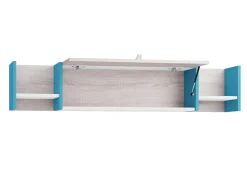 Vægreol Camteso 110 (Hvid + Egetræ + Turkis)