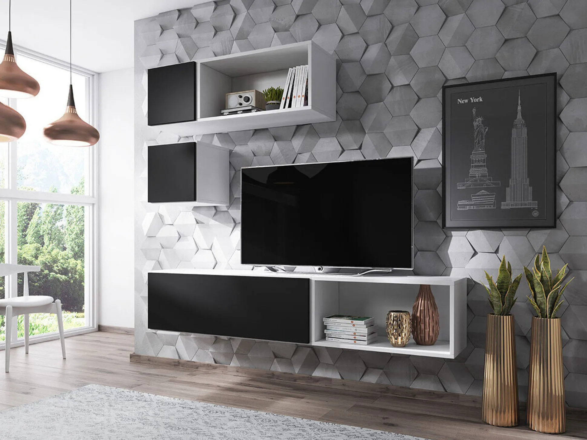 Vægreol Corbele 103 (Hvid)