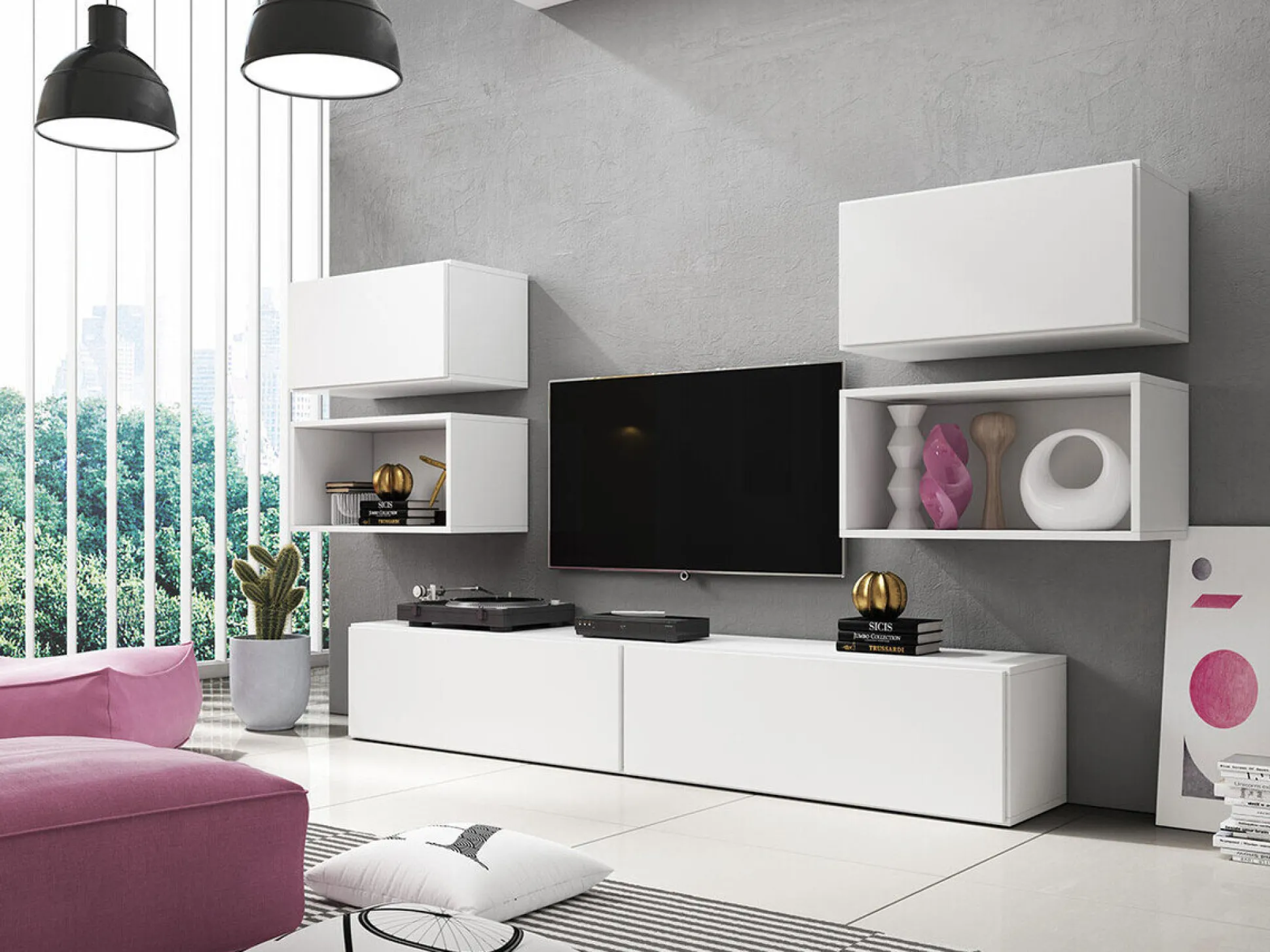 Vægreol Corbele 103 (Hvid)