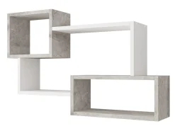 Vægreol Lexicon II (Beton + Hvid)