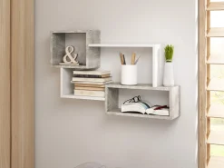 Vægreol Lexicon II (Beton + Hvid)