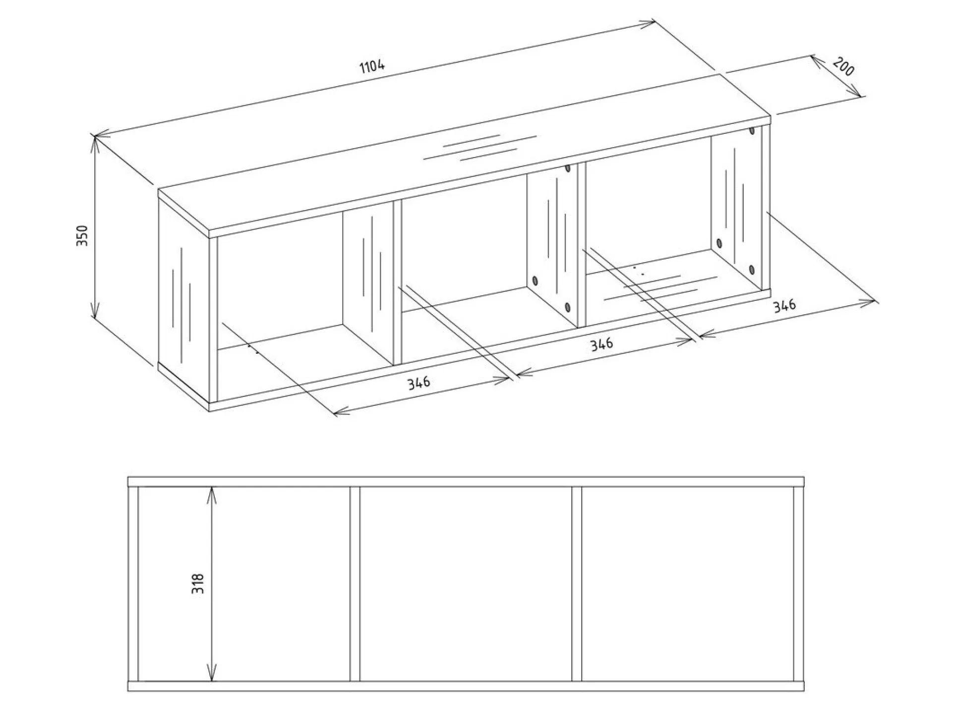 Vægreol Mandeville 336