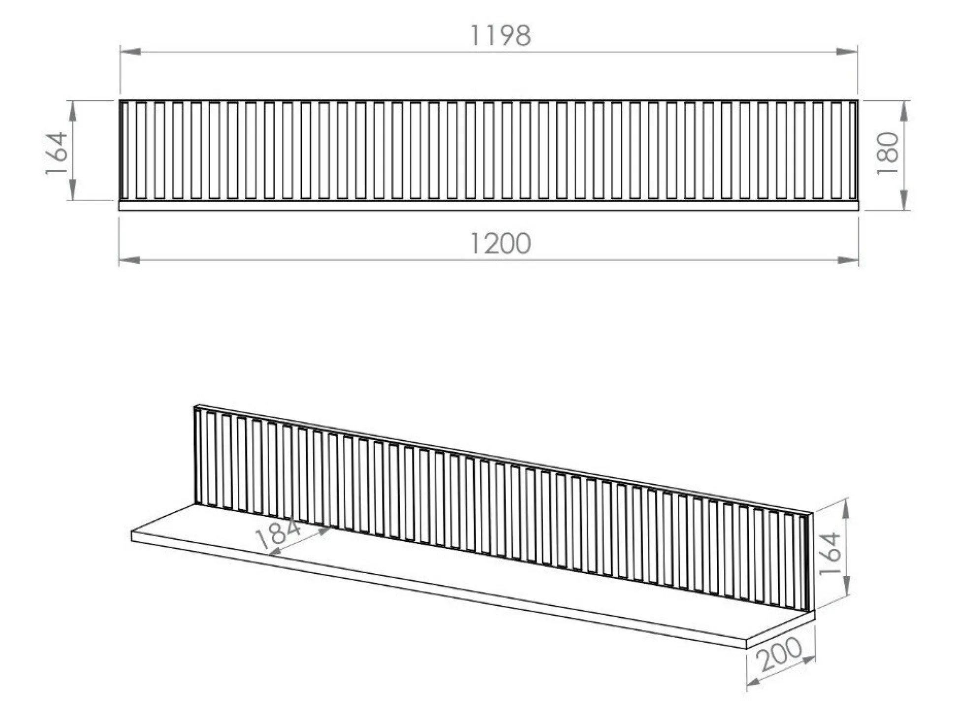 Vægreol Marmeli 108