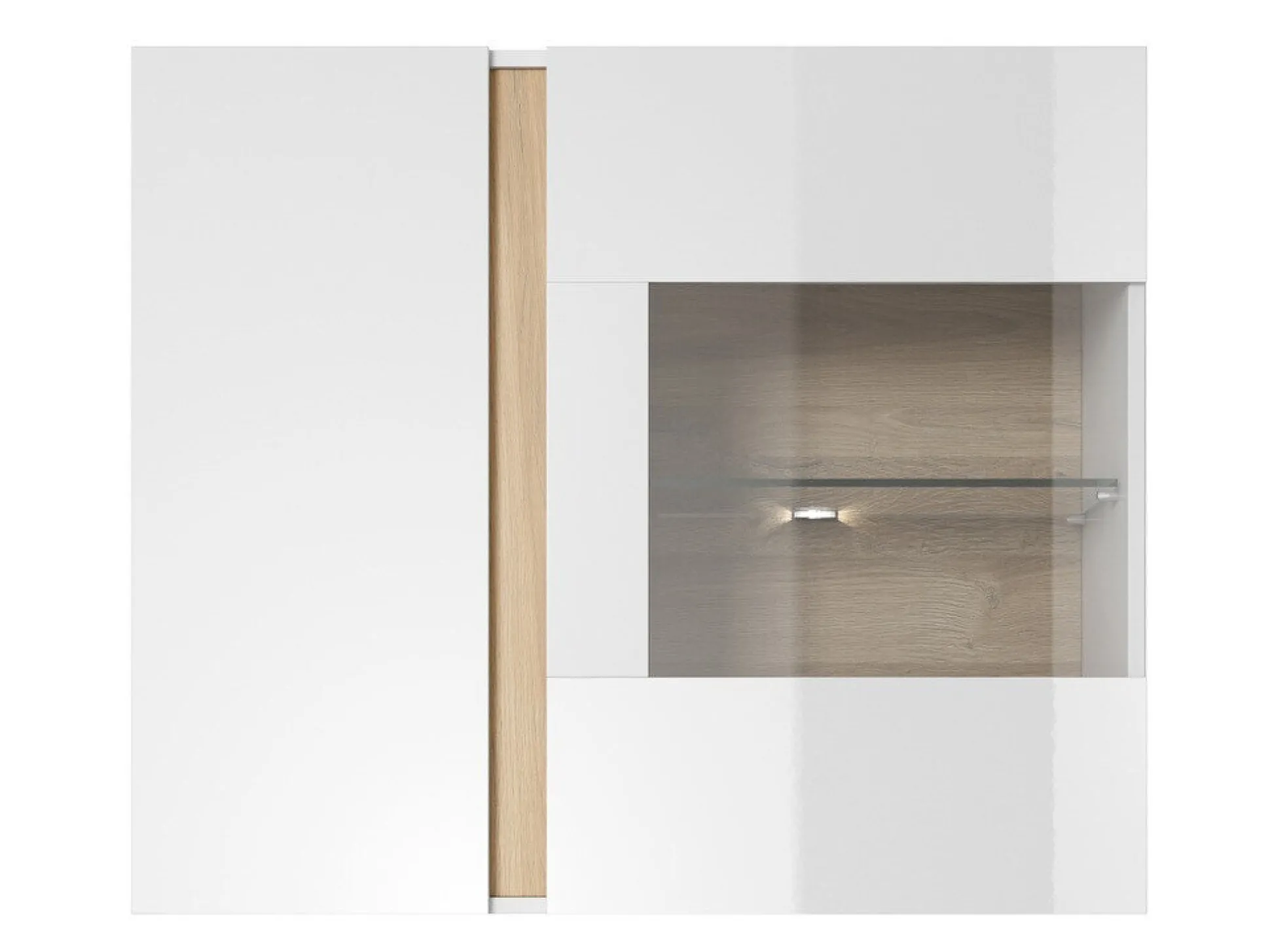 Vægreol Novbela 112 (Hvid + Glansfuld hvid + Grandson eg)