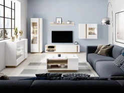 Vægreol Novbela 112 (Hvid + Glansfuld hvid + Grandson eg)