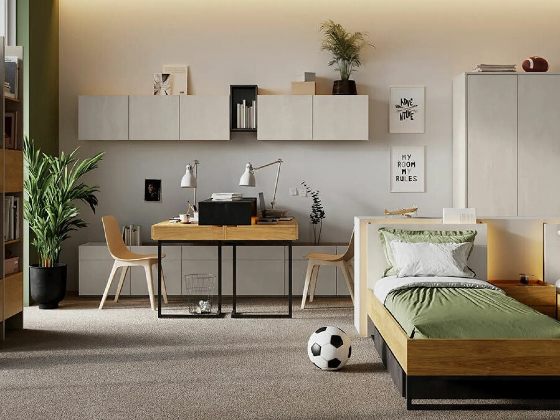 Vægreol Orlbale 136