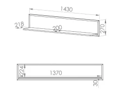 Vægreol Romlevo 105