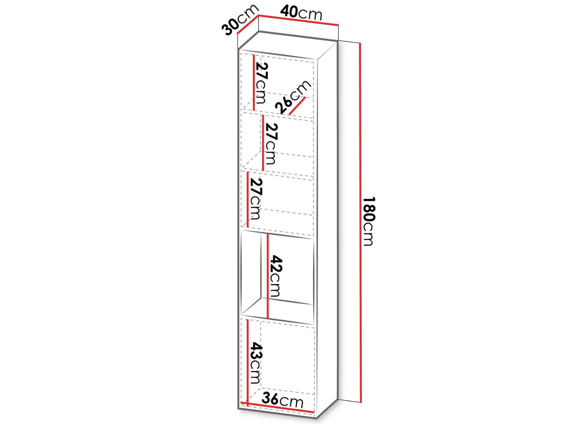 Vægreol Species I (Sort)