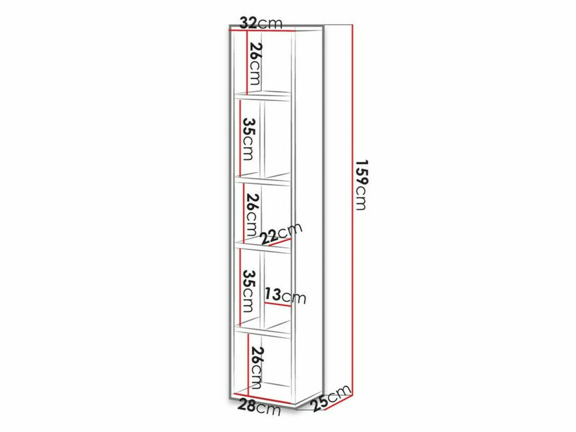 Vægreol Torsone 106 (Hvid)