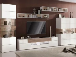 Vægreol Torsone 105 (Hvid + San remo eg)