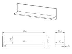 Vægreol Tortiva 109