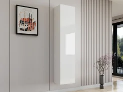 Vægreol Vilrin II (Hvid + Glansfuld hvid)