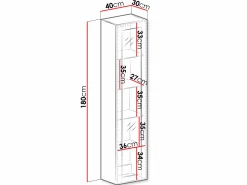 Vægreol Vilrin IV (Hvid + Glansfuld hvid)