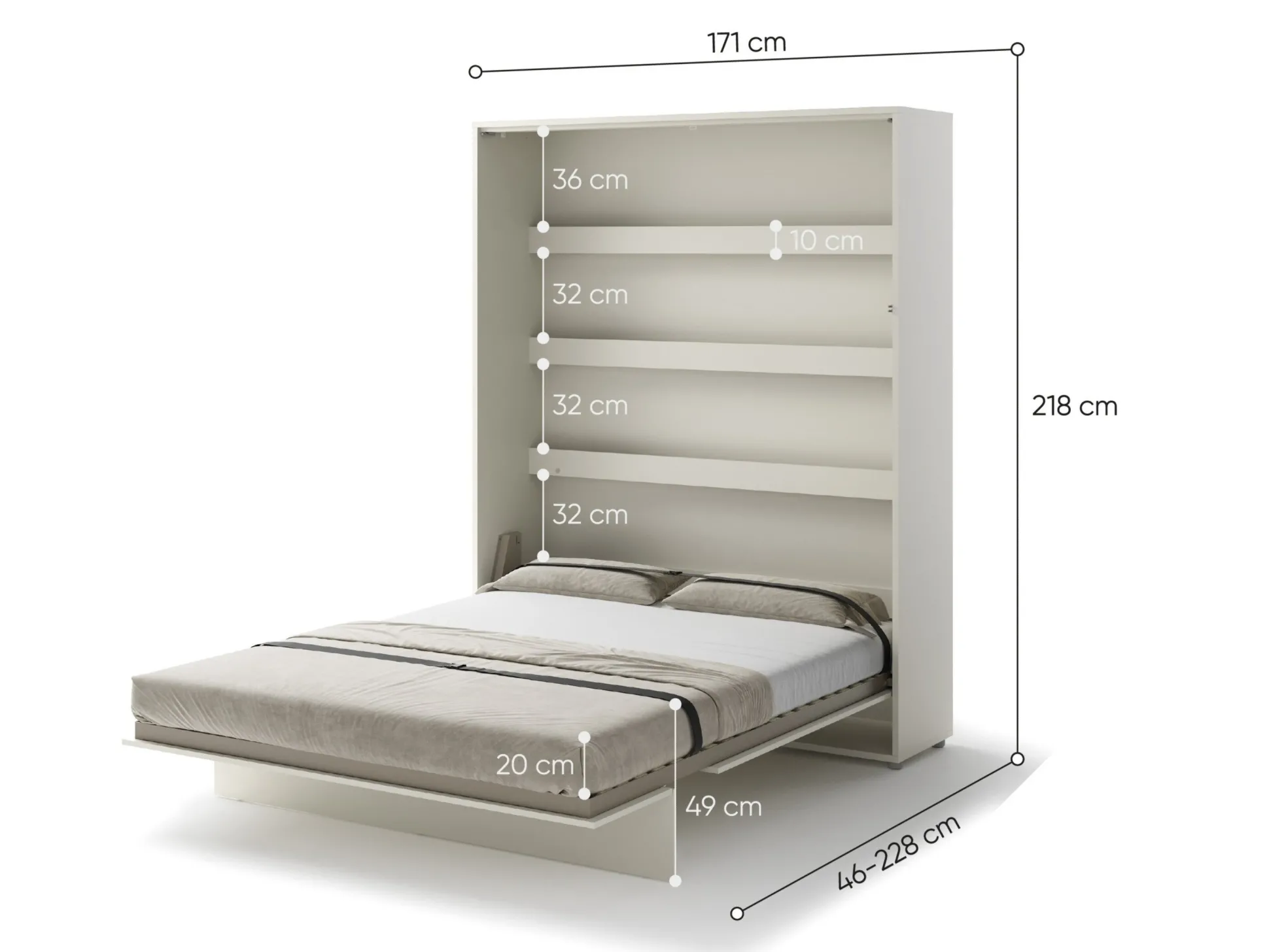 Vægseng Concept Pro Lenart Levfere 102 (Kashmir)