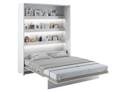 Vægseng Concept Pro Lenart Levfere 102 (Hvid + Glansfuld hvid)