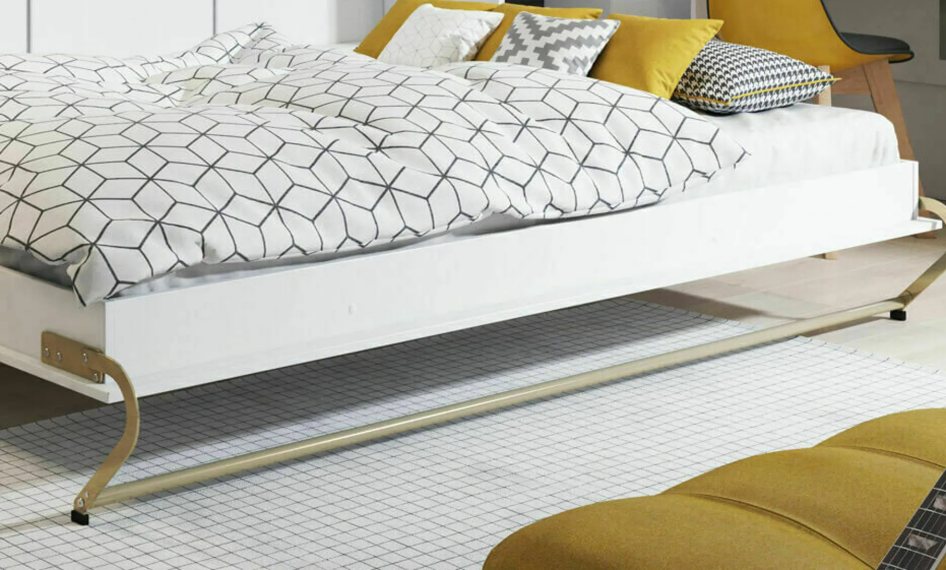 Vægseng Concept Pro Lenart Levfere 109 (Hvid)