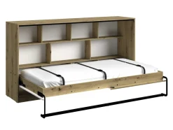 Vægseng Mirelbu 114 (Artisan eg + Hvid + Grå)