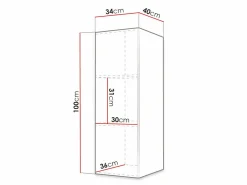 Vægskab Anulio (Hvid)