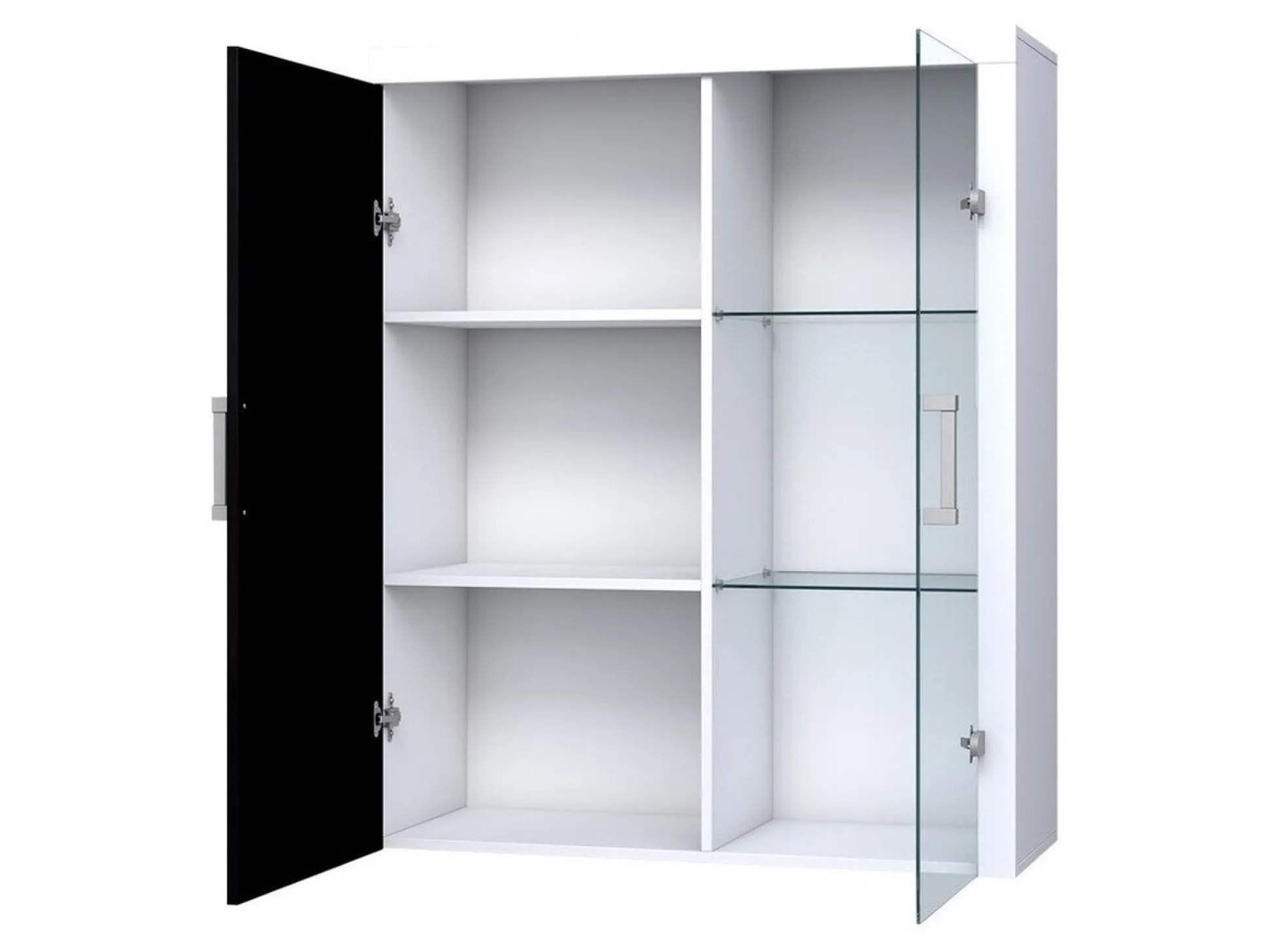 Vægskab Odebeli 101 (Hvid + Glansfuld hvid)