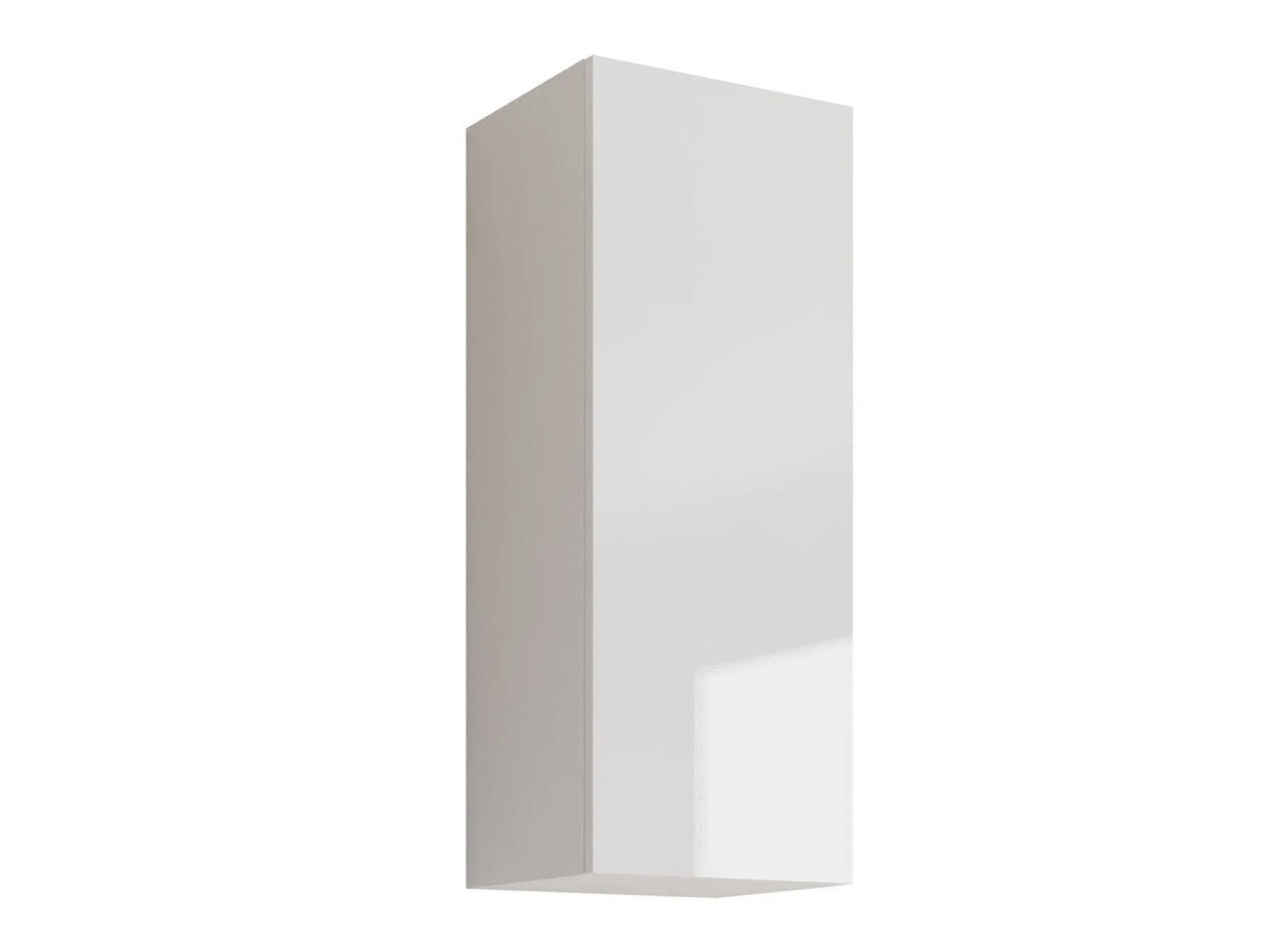 Vægskab Vilrin VI (Hvid + Glansfuld hvid)